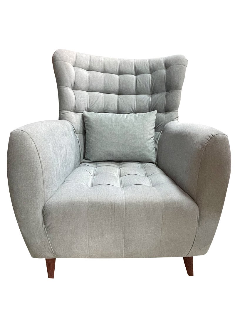 Armchair - Bergera in light green color 70*70*110cm